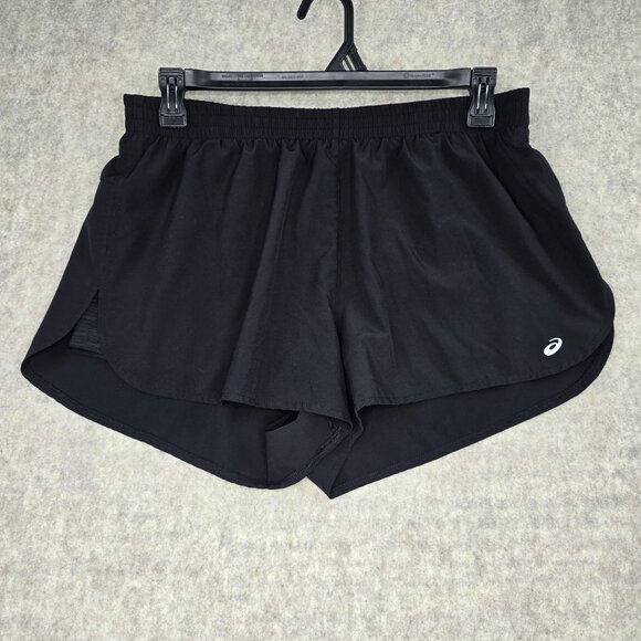 Asics Womens Black Running Shorts Size M - Picture 1 of 8